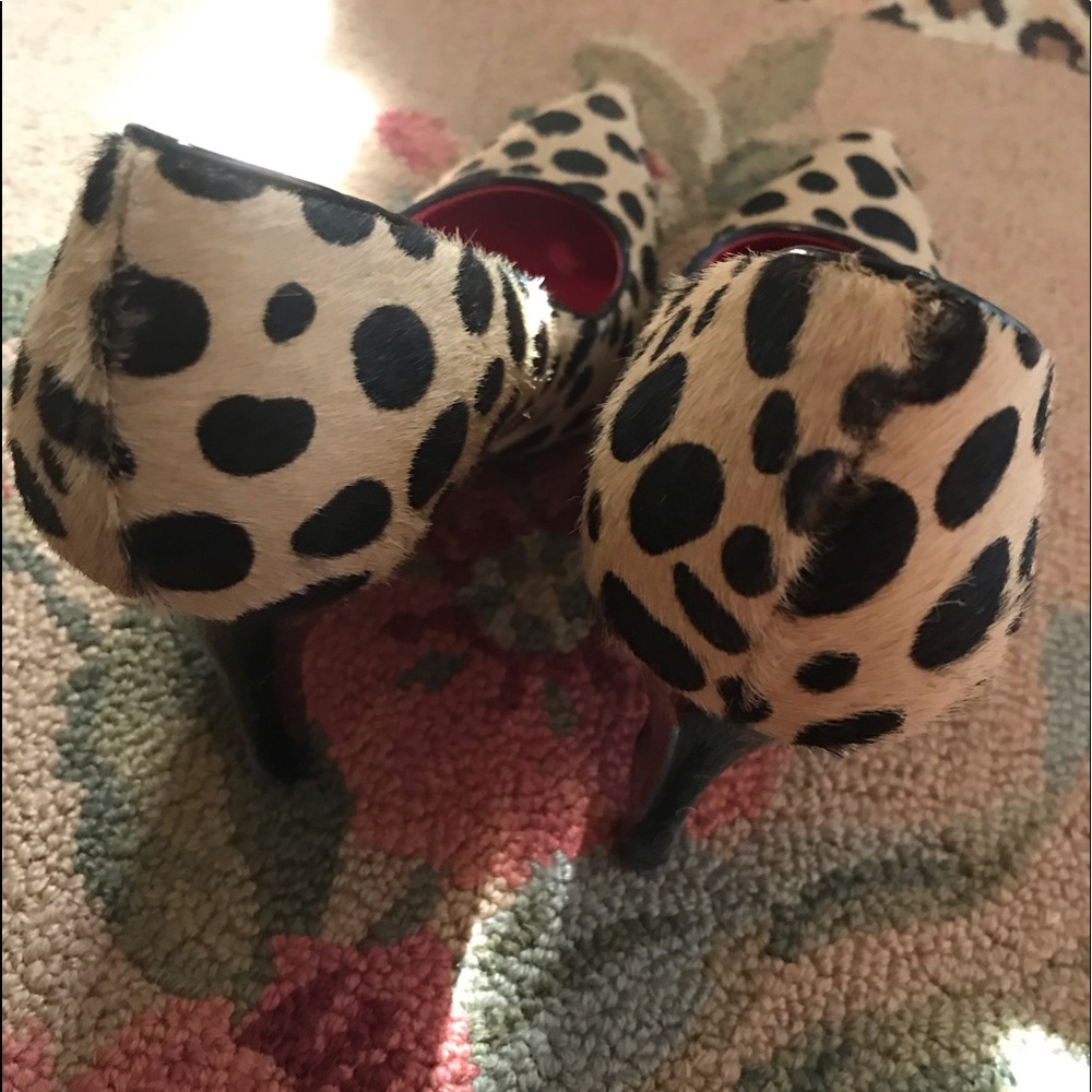 Nine West leopard heels - Picture 7 of 8